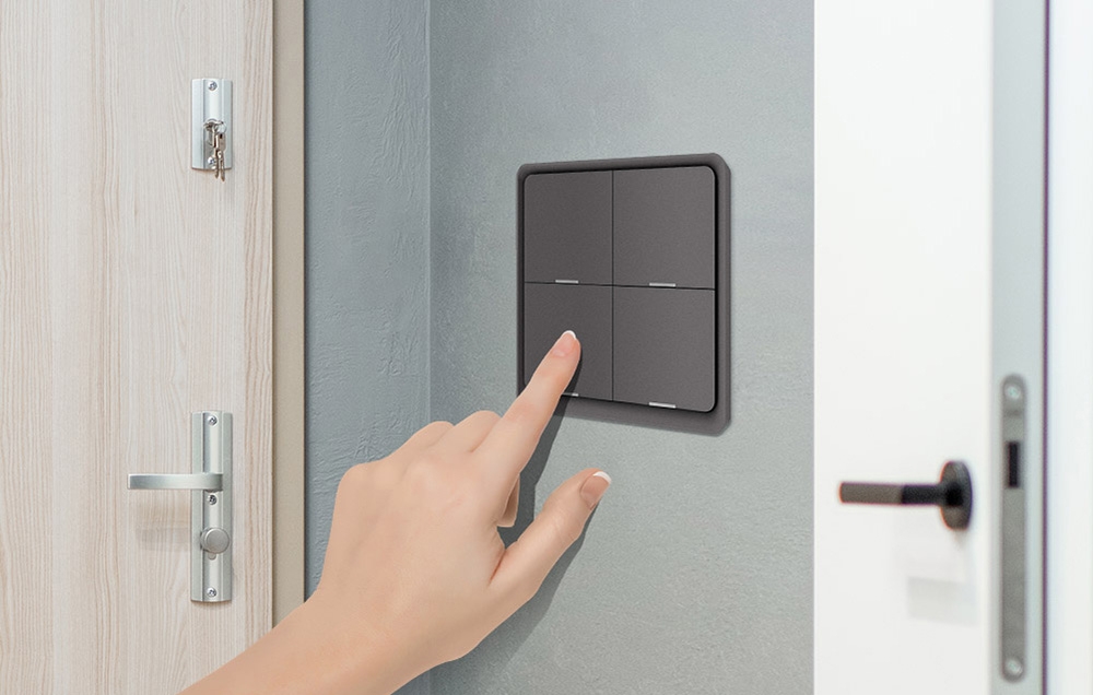 MOES ZT-SY-EU4S ZigBee 4-Button Scene Switch aprašymas - Prekės nuotrauka