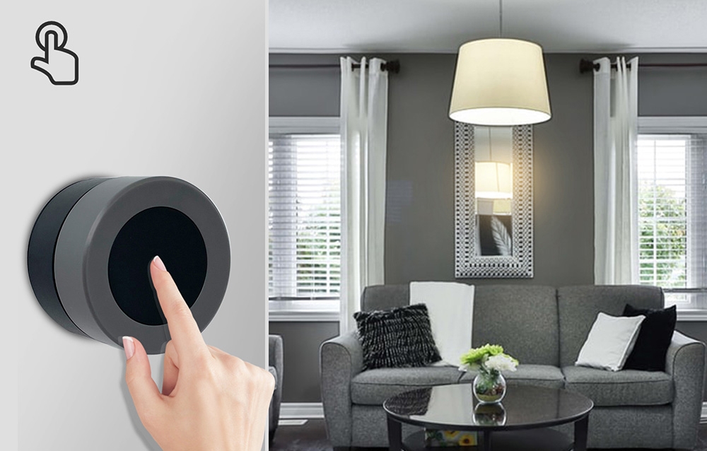 Moes Smart Knob išmanusis bevielis Zigbee sukamas mygtukas TUYA aprašymas - Prekės nuotrauka