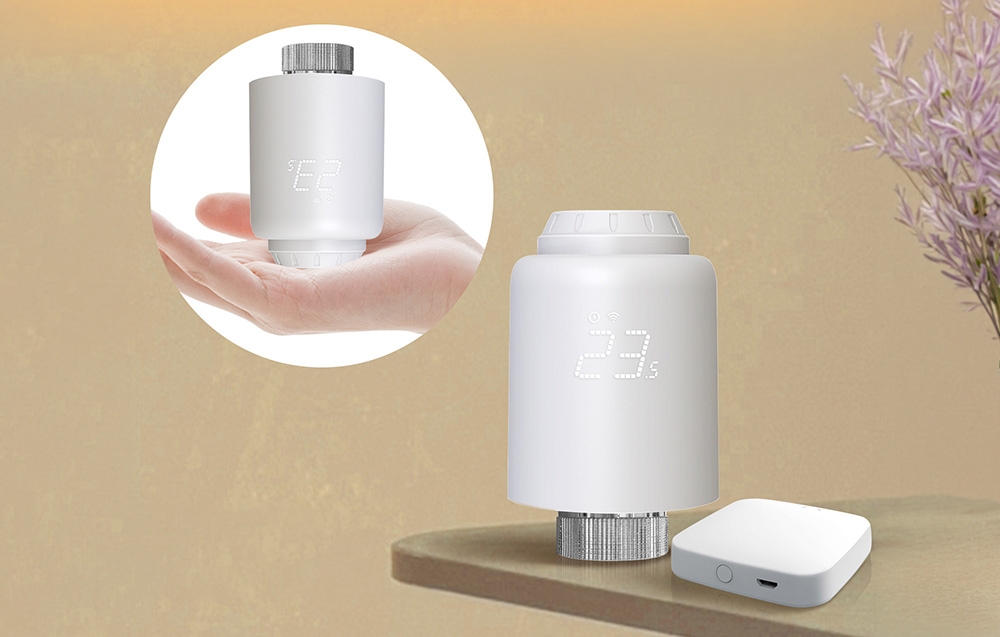 MOES ZTRV-PJ-601-MS Smart Thermostatic Head aprašymas - Prekės nuotrauka