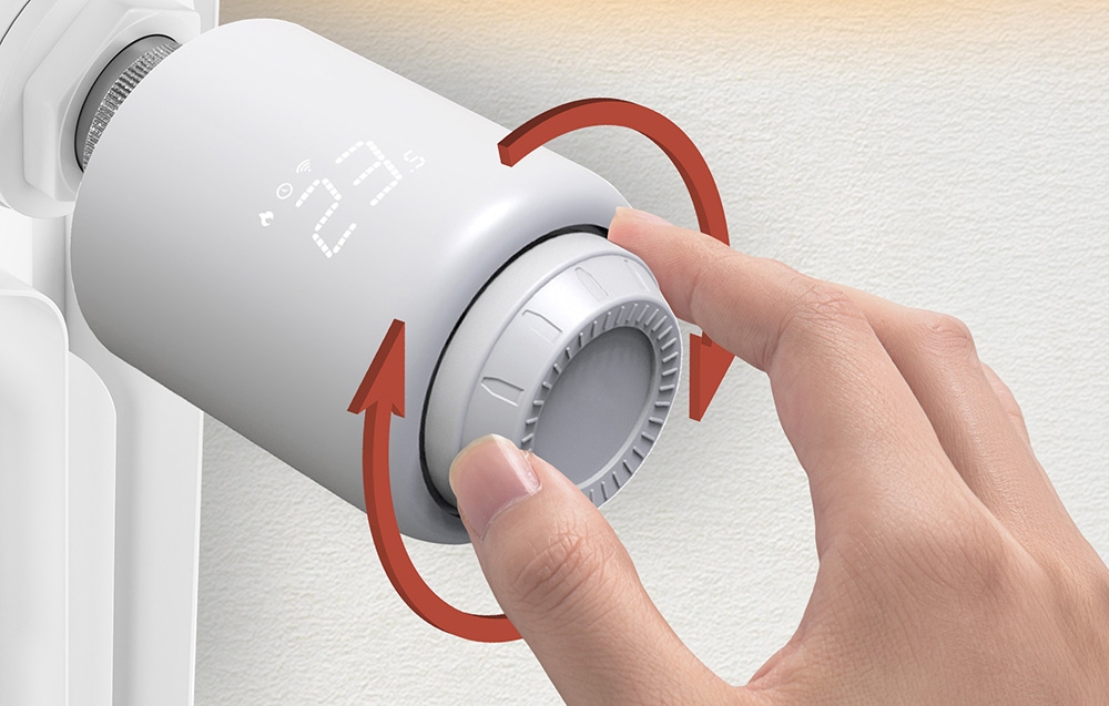 MOES ZTRV-PJ-601-MS Smart Thermostatic Head aprašymas - Prekės nuotrauka