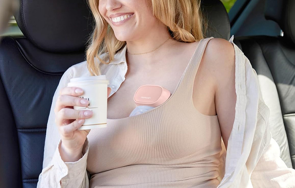 Momcozy S9 Pro Double rožinis aprašymas - Prekės nuotrauka Momcozy S9 Pro Double rožinis aprašymas - Prekės nuotrauka
