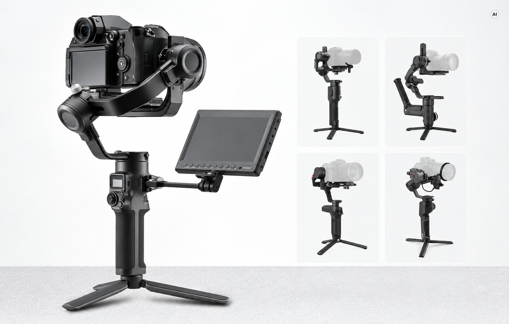 Neewer Monitorius mount DJI/ZHIYUN aprašymas - Prekės nuotrauka