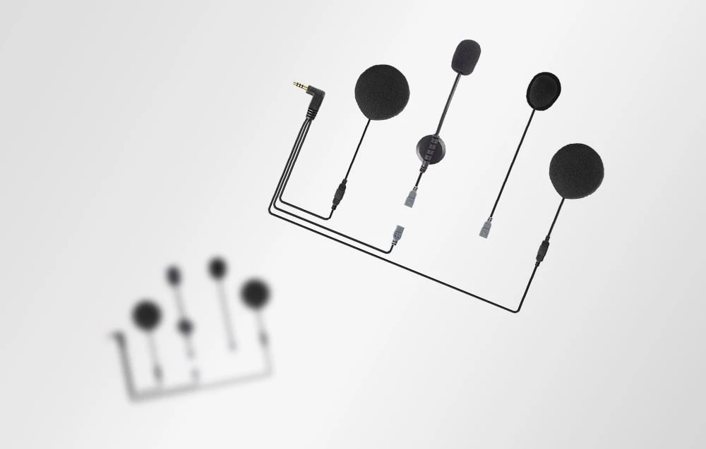 Motorcycle helmet headset with 3.5 mm plug for Q7 EJEAS HIFI-M2 intercom aprašymas - Prekės nuotrauka