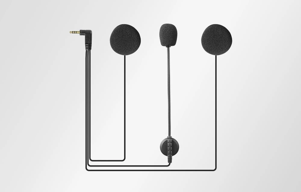 Motorcycle helmet headset with 3.5 mm plug for V6pro+ EJEAS HIFI-M intercom aprašymas - Prekės nuotrauka
