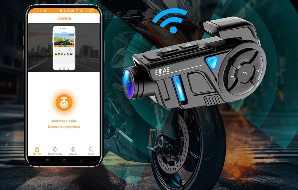 EJEAS K1 motociklininkų laisvų rankų įrangos interkomas aprašymas - Prekės nuotrauka EJEAS K1 motociklininkų laisvų rankų įrangos interkomas aprašymas - Prekės nuotrauka