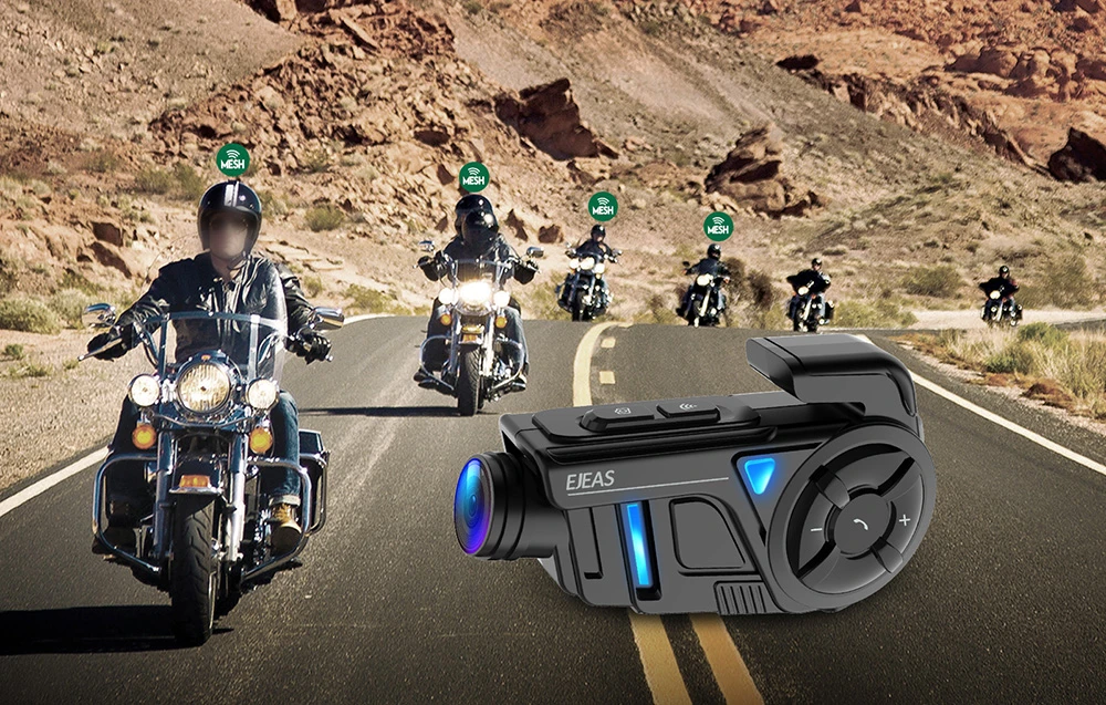 EJEAS K1 motociklininkų laisvų rankų įrangos interkomas aprašymas - Prekės nuotrauka EJEAS K1 motociklininkų laisvų rankų įrangos interkomas aprašymas - Prekės nuotrauka