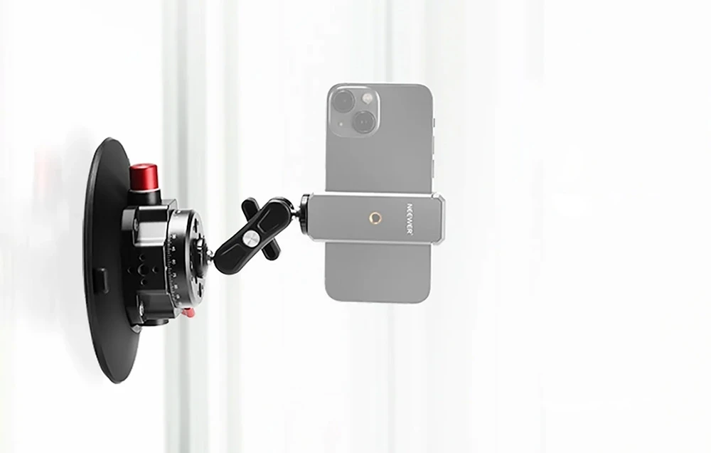 Mount with suction cup 1/4 inch Neewer CA013 for sports cameras (DJI Action, GoPro, Insta360) aprašymas - Prekės nuotrauka