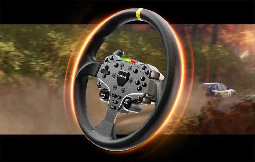 Moza Racing ES RS046 žaidimų vairas rim aprašymas - Prekės nuotrauka Moza Racing ES RS046 žaidimų vairas rim aprašymas - Prekės nuotrauka