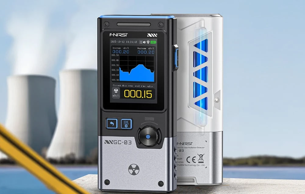Multifunctional ionizing radiation detector FNIRSI GC-03 WT aprašymas - Prekės nuotrauka