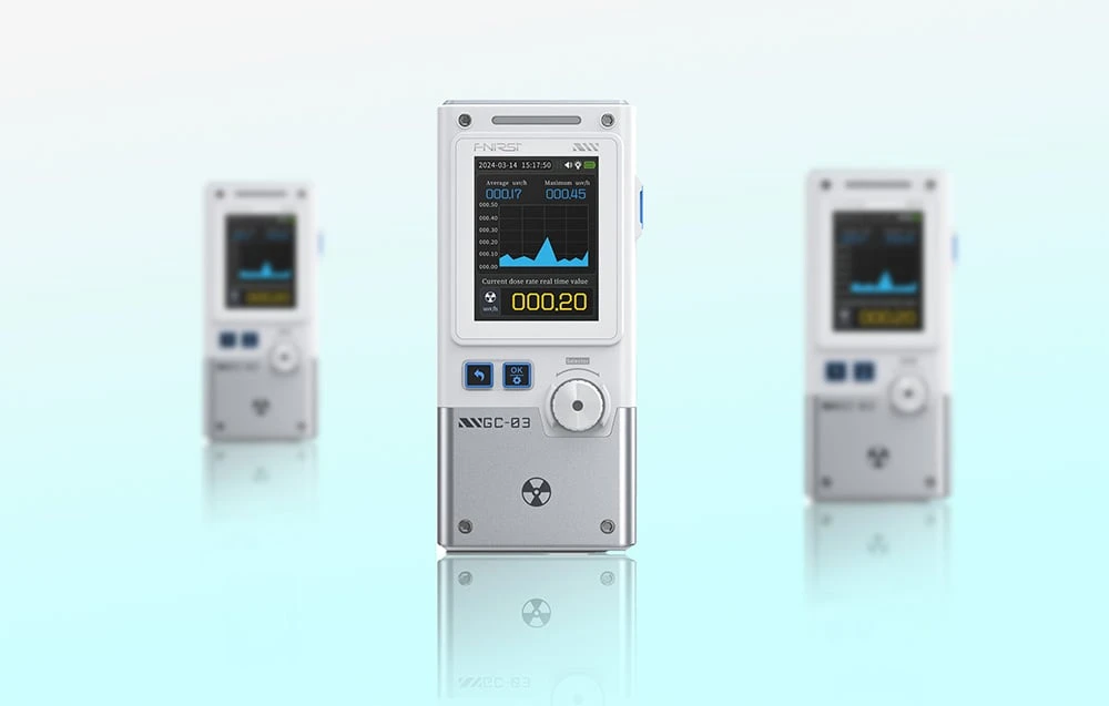 Multifunctional ionizing radiation detector FNIRSI GC-03 WT aprašymas - Prekės nuotrauka