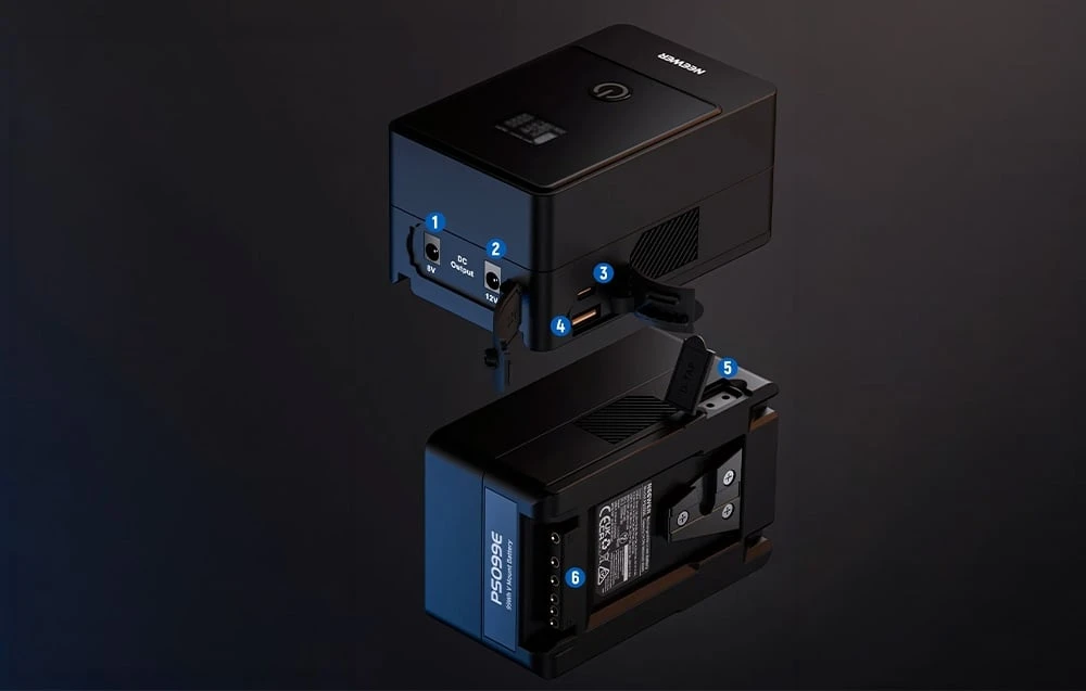 NEEWER 6800 mAh, 14.5 V, 99 Wh Baterija aprašymas - Prekės nuotrauka
