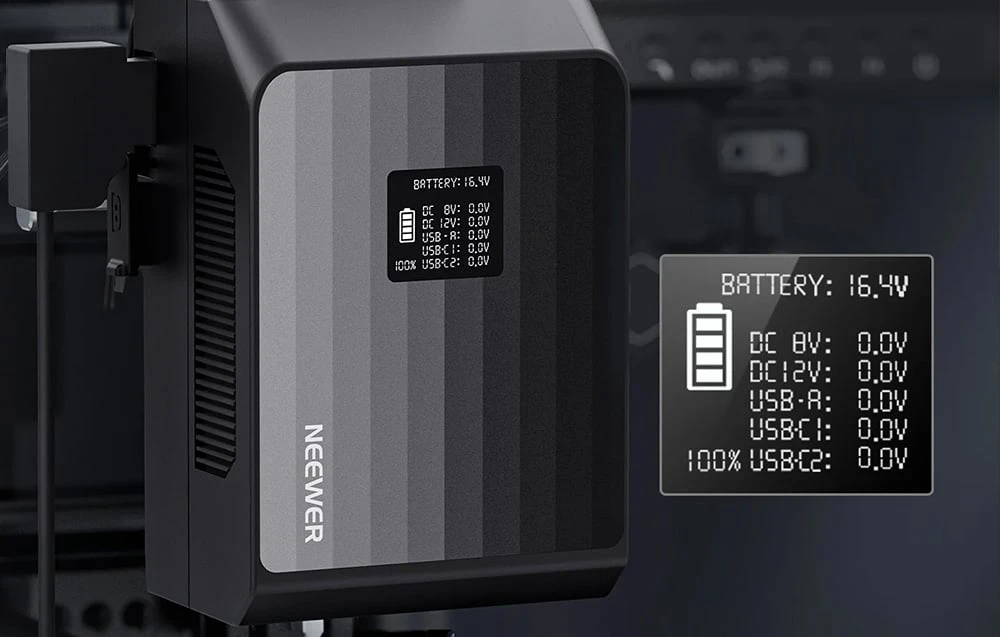 NEEWER 6800 mAh, 14.5 V, 99 Wh Baterija aprašymas - Prekės nuotrauka