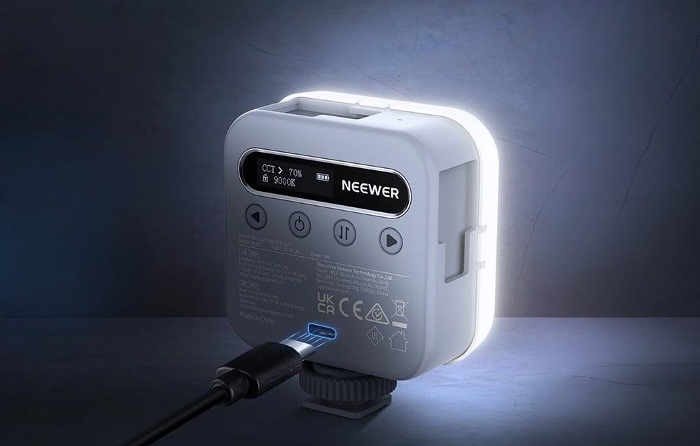 Magnetinis RGB vaizdo šviestuvas NEEWER BL60C aprašymas - Prekės nuotrauka