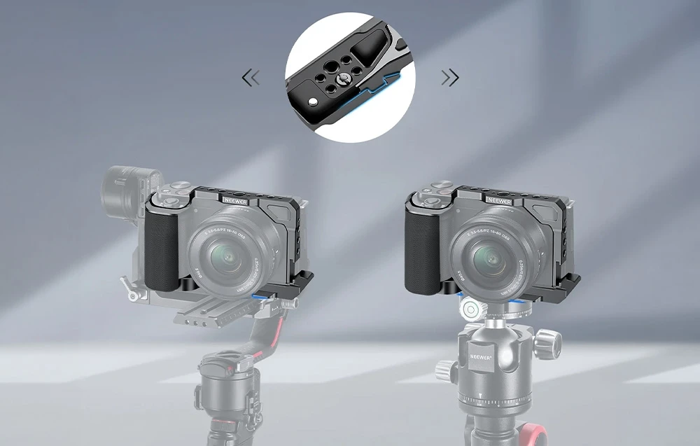 NEEWER CA003S Camera Cage for the Sony ZV-E10 aprašymas - Prekės nuotrauka