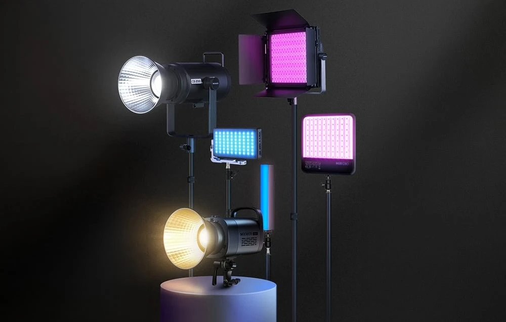 NEEWER CB60B dviejų spalvų LED studijinis apšvietimas 70W aprašymas - Prekės nuotrauka
