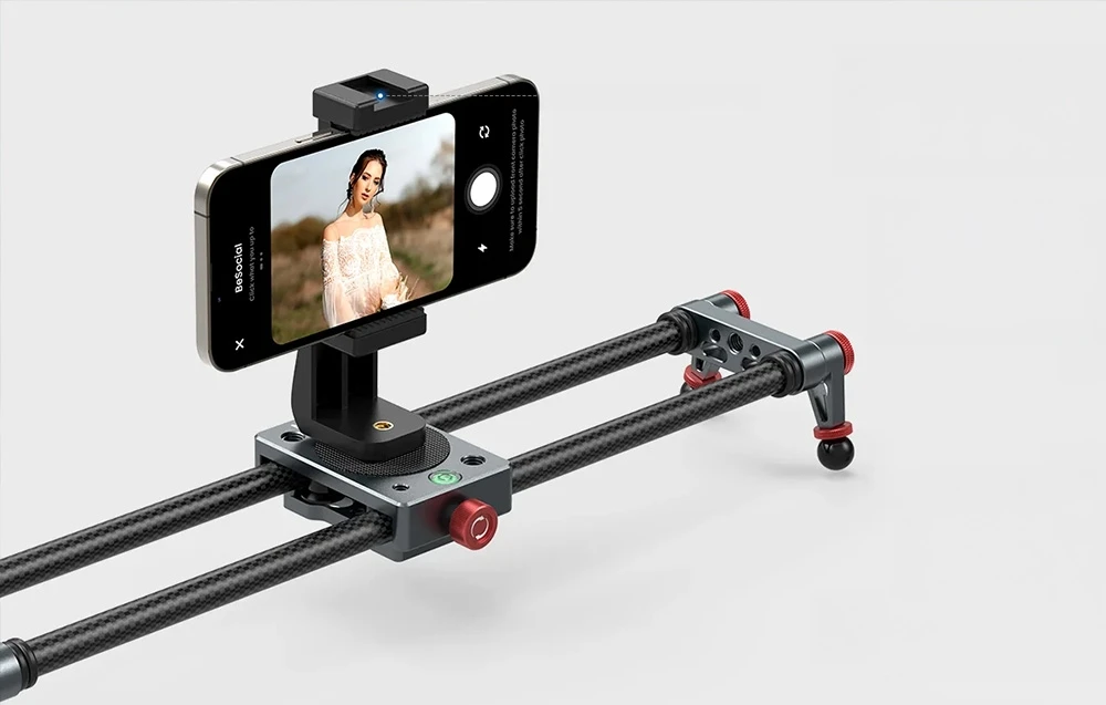NEEWER CS1M Carbon Fiber Camera Slider (40 cm) aprašymas - Prekės nuotrauka