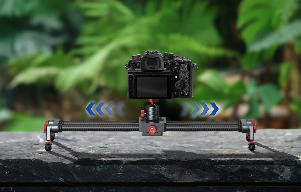 NEEWER CS1M Carbon Fiber Camera Slider (40 cm) aprašymas - Prekės nuotrauka