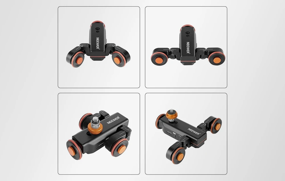 NEEWER DL100 3-Wheel Camera Dolly with Remote Control aprašymas - Prekės nuotrauka