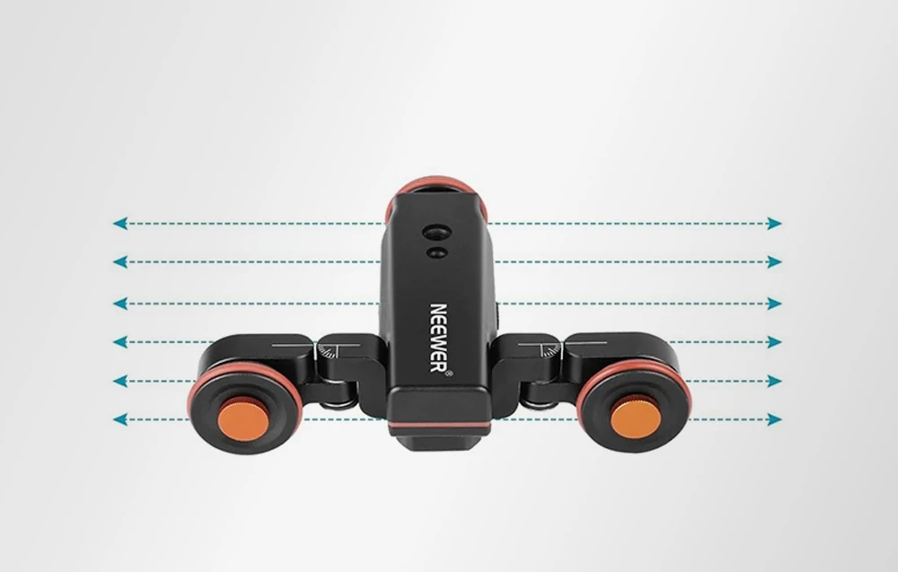 NEEWER DL100 3-Wheel Camera Dolly with Remote Control aprašymas - Prekės nuotrauka