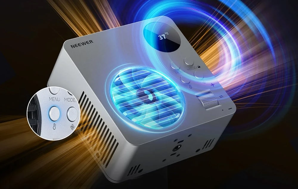 Mini COB LED Lamp Neewer HB80C RGB aprašymas - Prekės nuotrauka Mini COB LED Lamp Neewer HB80C RGB aprašymas - Prekės nuotrauka