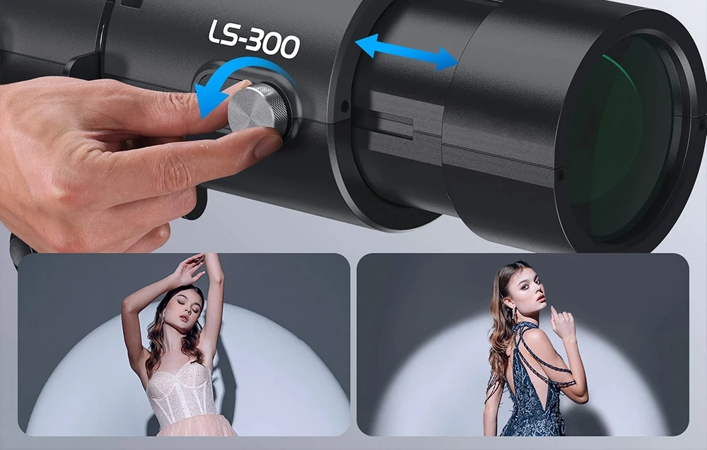 Neewer LS-300 300W Spot Light with Bowens Mount aprašymas - Prekės nuotrauka