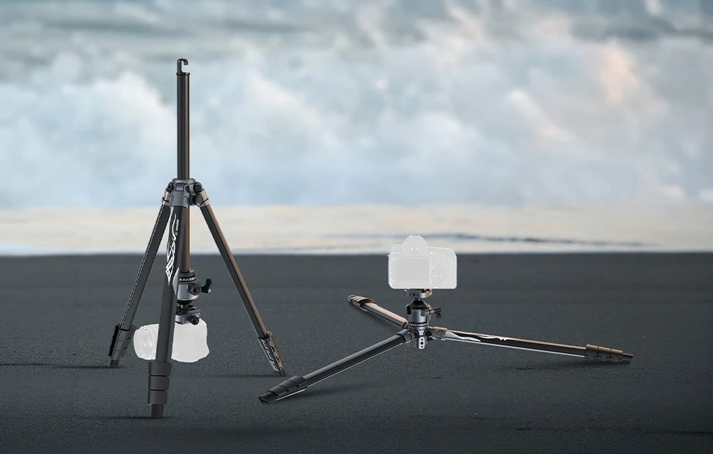 Neewer LT07 Aluminum Travel Tripod with Ball Head aprašymas - Prekės nuotrauka