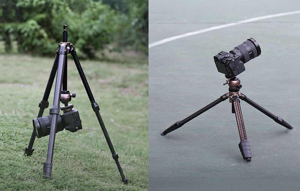 NEEWER CARBON FIBER TRAVEL TRIPOD, WITH 360° aprašymas - Prekės nuotrauka
