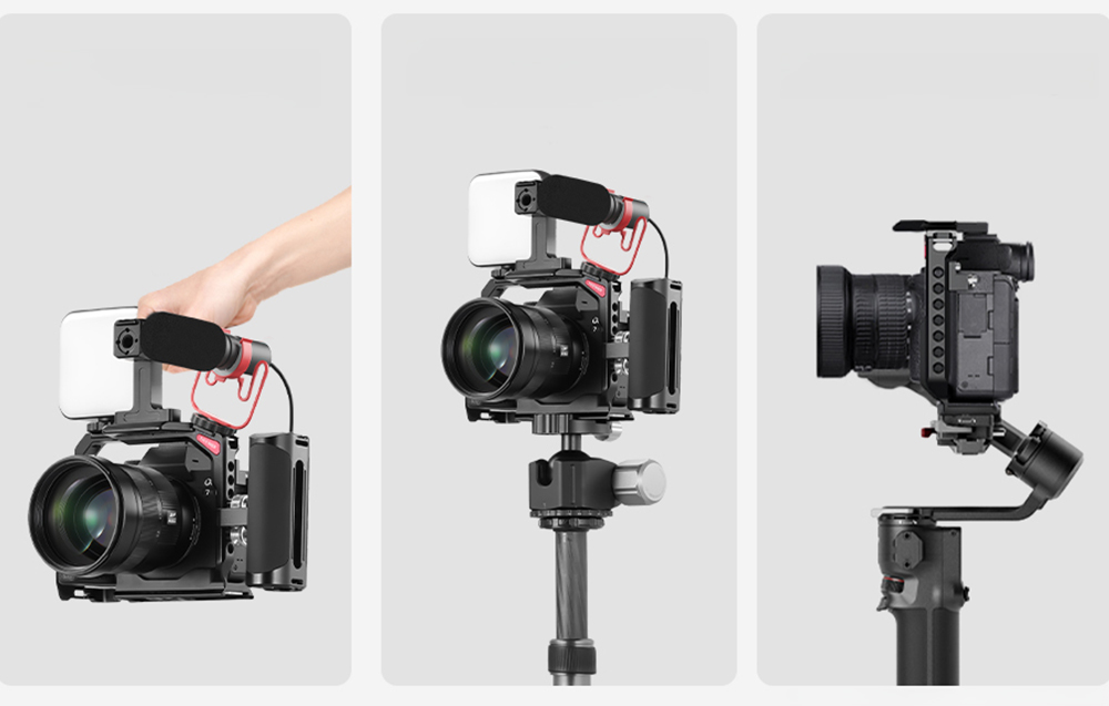 Neewer Naujesnis laikiklis Sony a7R V/a7R IV/a7 IV/a7S III/a1 fotoaparatui aprašymas - Prekės nuotrauka