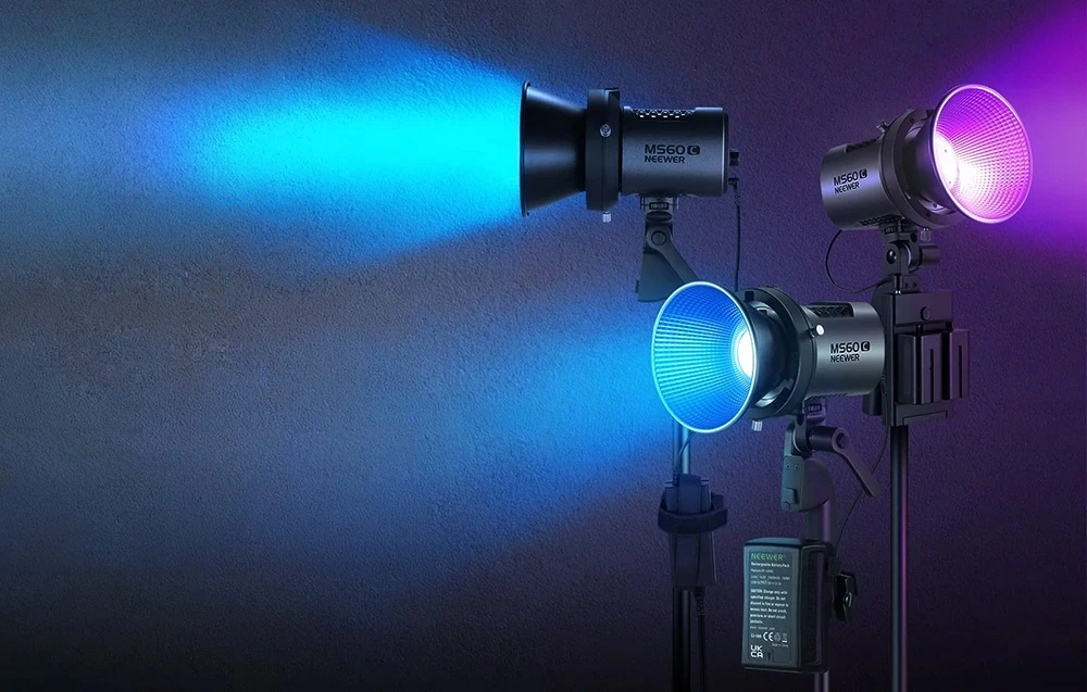 Neewer MS60C RGB LED Light aprašymas - Prekės nuotrauka