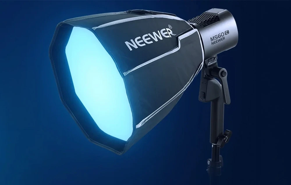 NEEWER NS4P Octagonal Softbox with NEEWER Mounting System aprašymas - Prekės nuotrauka