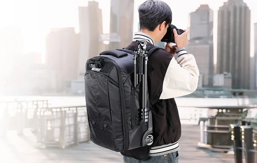 NEEWER NW3300-G Wheeled Backpack with Compartments for a DSLR Camera aprašymas - Prekės nuotrauka