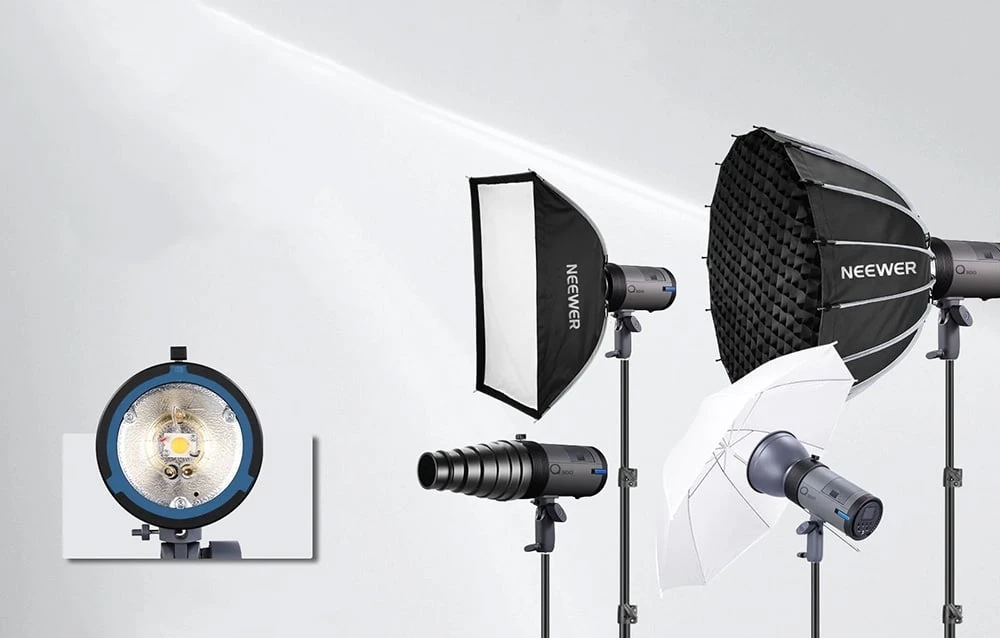Flash Neewer Q300 aprašymas - Prekės nuotrauka