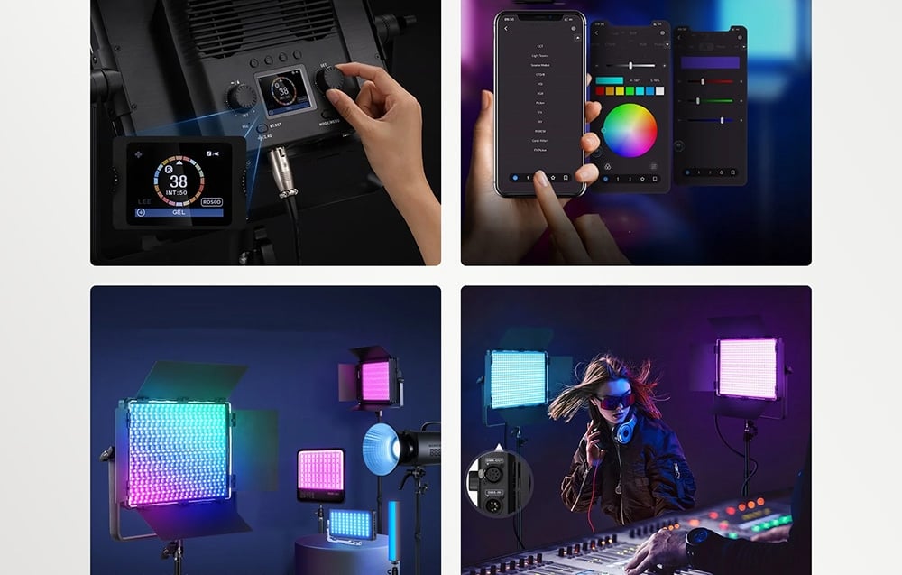 LED vaizdo šviesa NEEWER RGB1200 aprašymas - Prekės nuotrauka LED vaizdo šviesa NEEWER RGB1200 aprašymas - Prekės nuotrauka