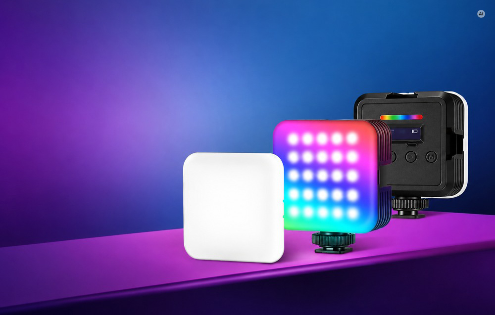 LED Šviestuvas - Neewer RGB61 6 W LED Šviestuvas, 61 LED, 2 500–8 500 K, 2 000 mAh, RGB aprašymas - Prekės nuotrauka