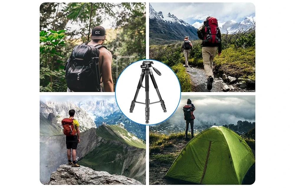 Neewer SAB264 Aluminum Tripod with Monopod and Panoramic Head aprašymas - Prekės nuotrauka