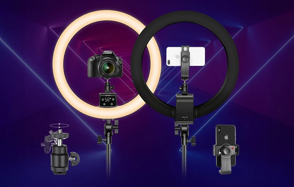 Neewer SRP18-2.4G 46 cm LED Ring Light aprašymas - Prekės nuotrauka