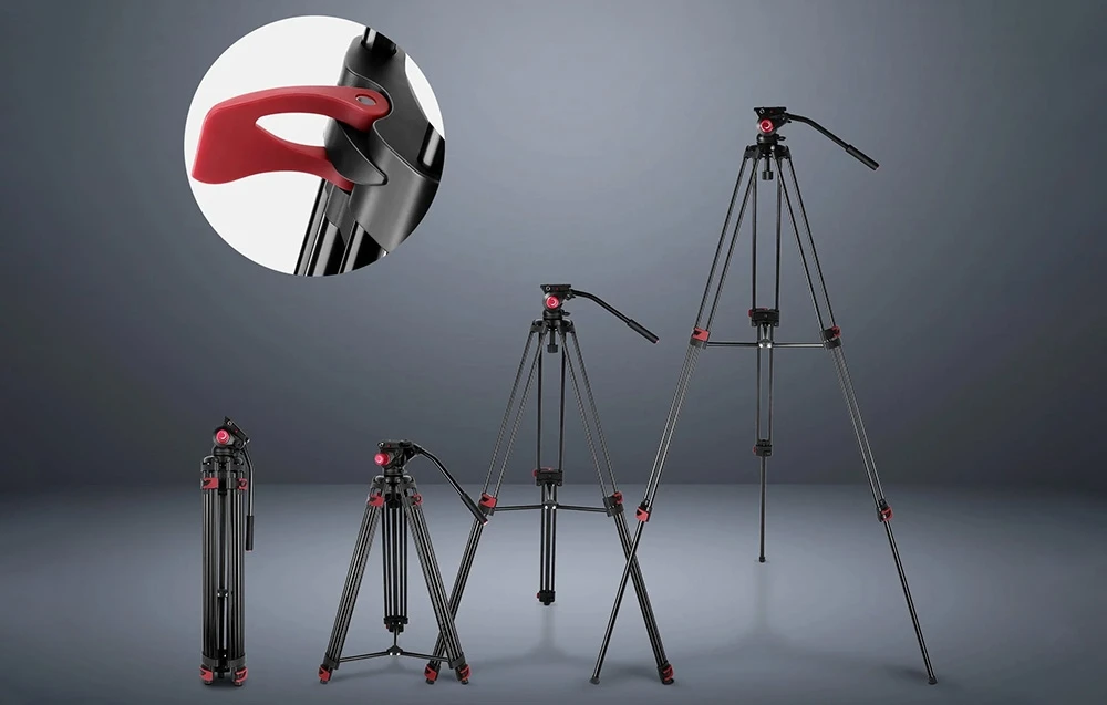 „Neewer TP-M200“ 200 cm trikojis aprašymas - Prekės nuotrauka „Neewer TP-M200“ 200 cm trikojis aprašymas - Prekės nuotrauka