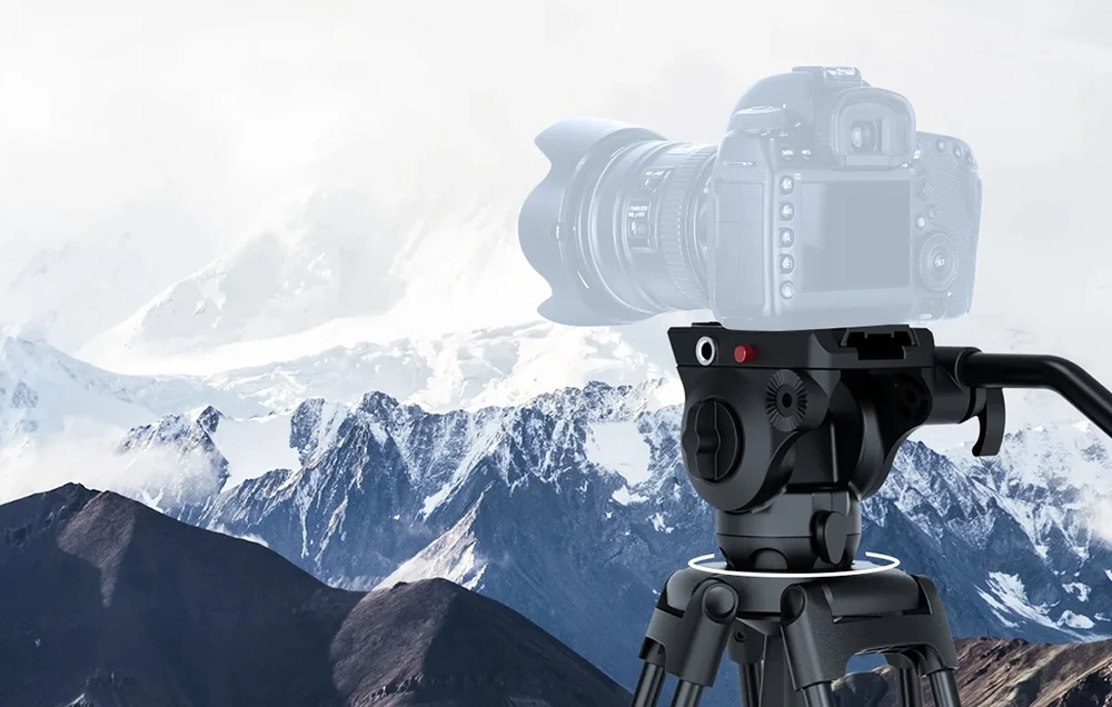Neewer TP37 Adjustable Tripod with Fluid Head aprašymas - Prekės nuotrauka