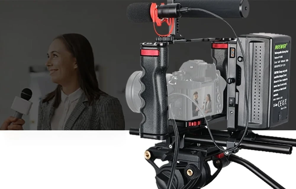 Neewer TP74 Professional Video Tripod with Fluid Head aprašymas - Prekės nuotrauka