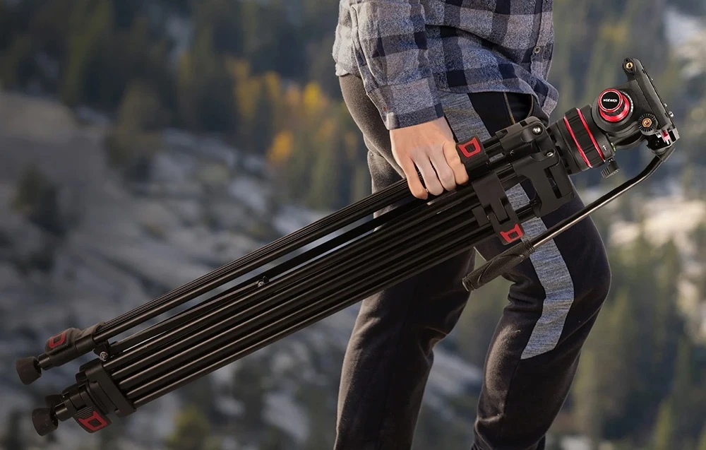 Neewer TP75 Adjustable Tripod with Oil-Damped Head aprašymas - Prekės nuotrauka
