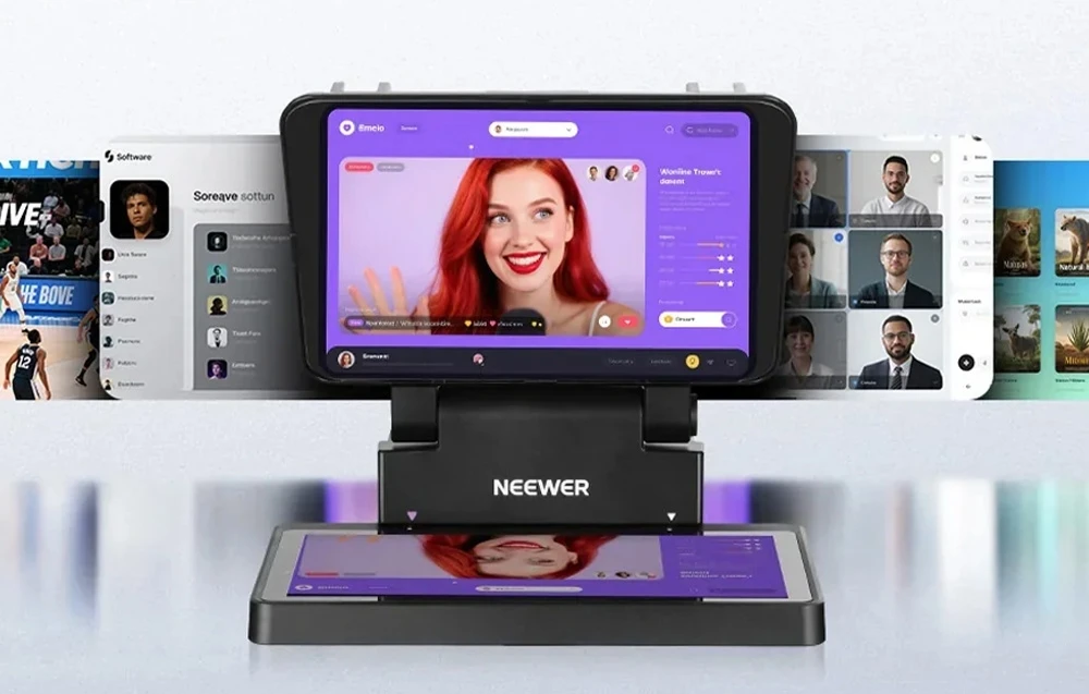Neewer X11 TM8 Teleprompter with Built-in Monitorius aprašymas - Prekės nuotrauka