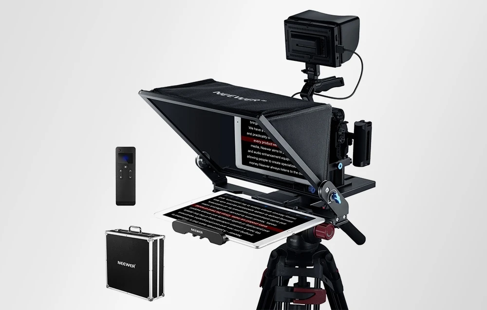 Planšetė Neewer X17 II Lightweight Aluminum Teleprompter aprašymas - Prekės nuotrauka