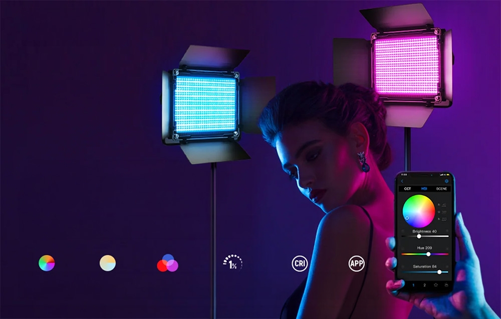 LED vaizdo šviestuvas NEEWER x660 PRO II aprašymas - Prekės nuotrauka