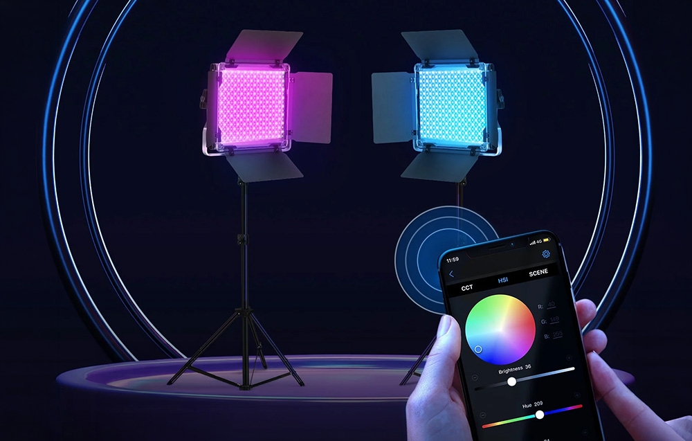 LED vaizdo šviestuvas NEEWER x660 PRO II aprašymas - Prekės nuotrauka