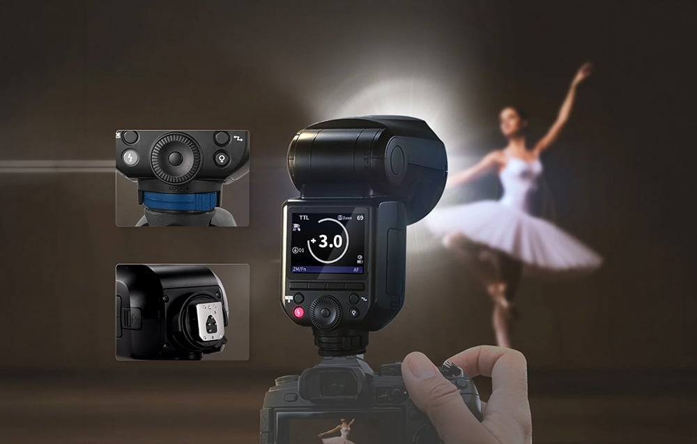 Neewer Z2PRO-F 3000mAh Speedlite Flash for Fujifilm Cameras aprašymas - Prekės nuotrauka