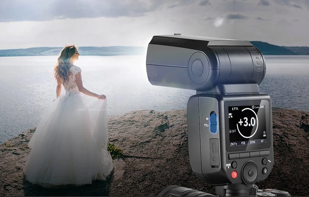 Camera Flash Neewer Z880-N su baterią litową aprašymas - Prekės nuotrauka