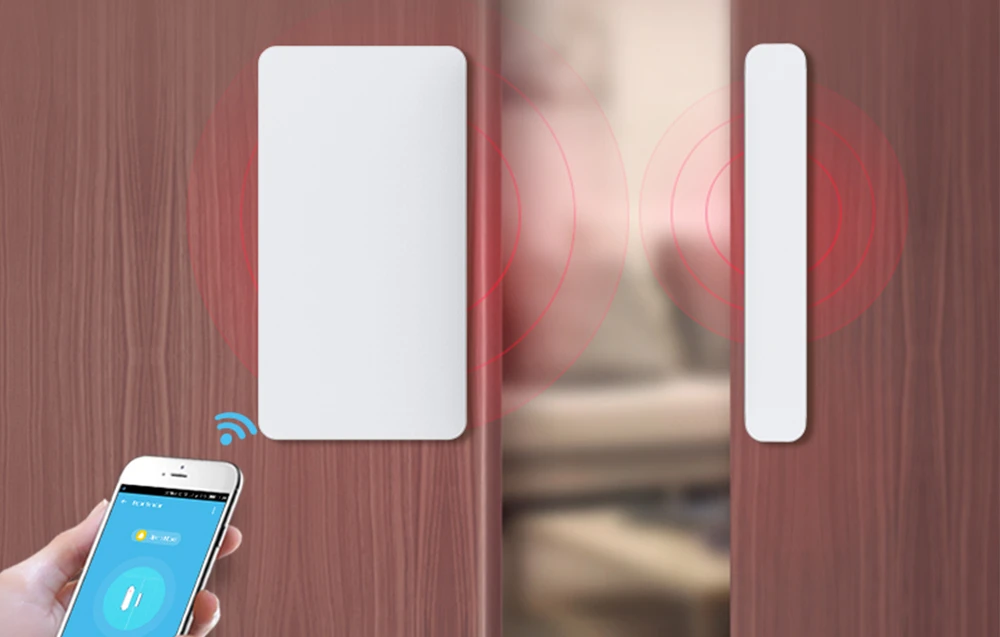Išmanusis durų langų jutiklis WiFi NEO NAS-DS05W TUYA aprašymas - Prekės nuotrauka