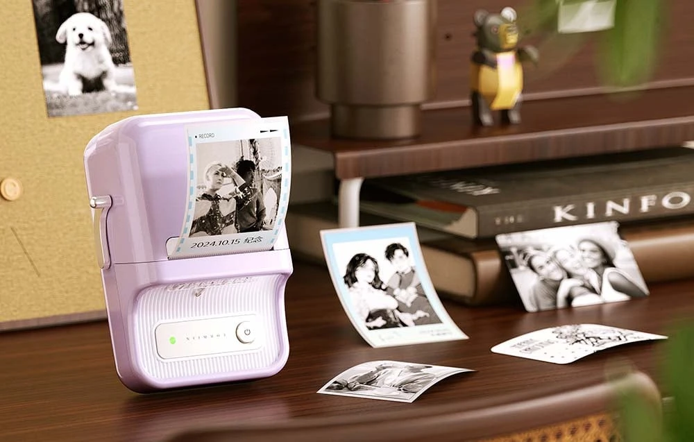 Niimbot B21 Pro Portable Label Spausdintuvas (violetinė) aprašymas - Prekės nuotrauka