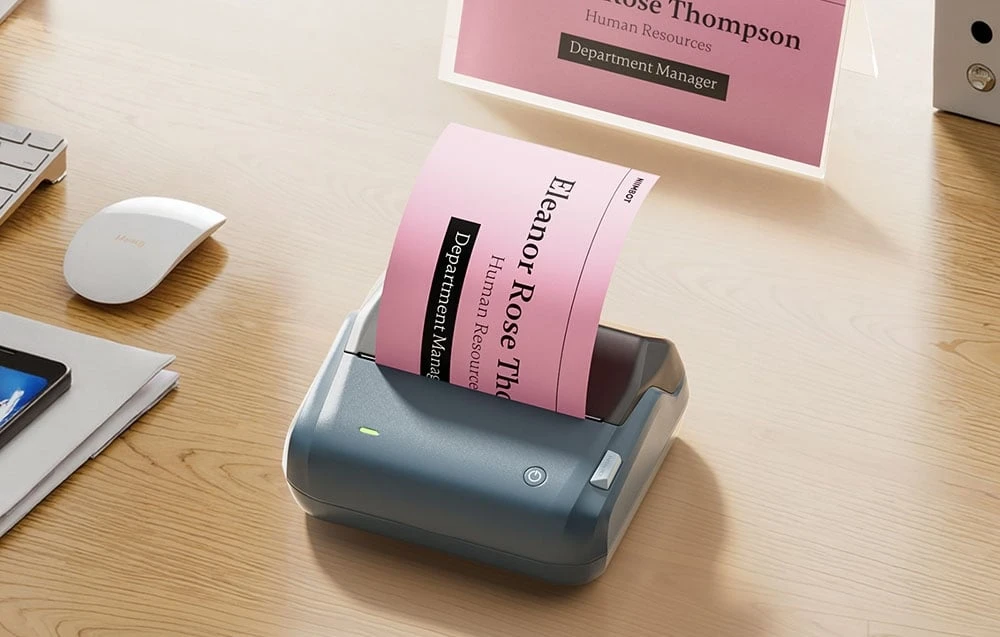 Niimbot B4 Portable Label Spausdintuvas (mėlynas) aprašymas - Prekės nuotrauka