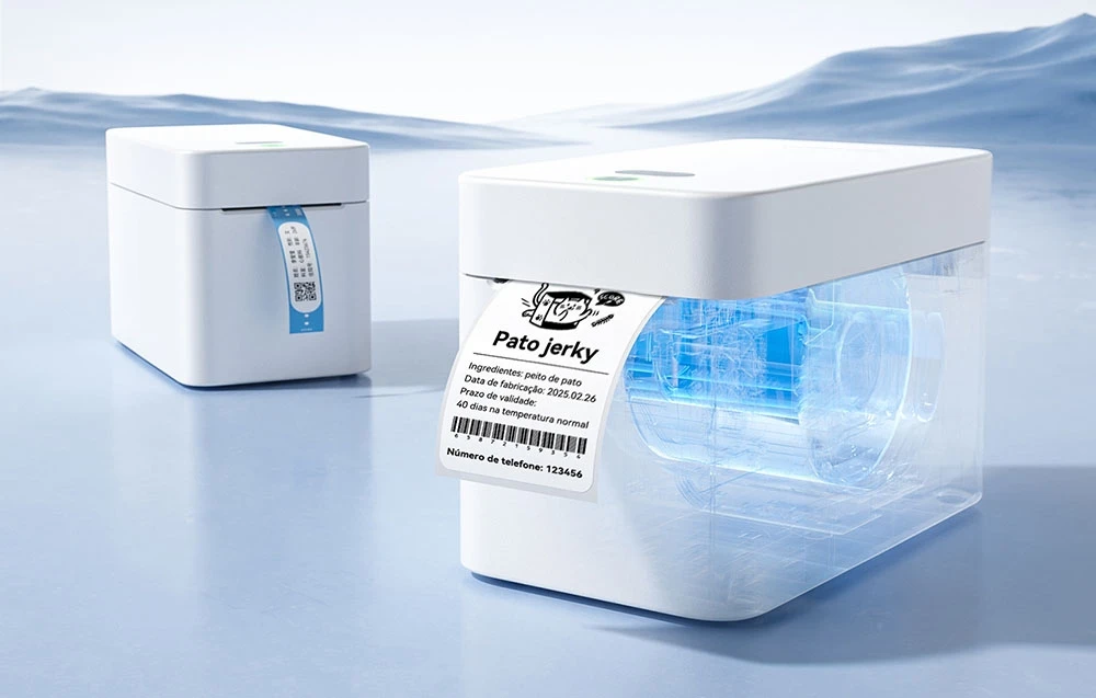 Niimbot K2 portable label spausdintuvas (baltas) aprašymas - Prekės nuotrauka